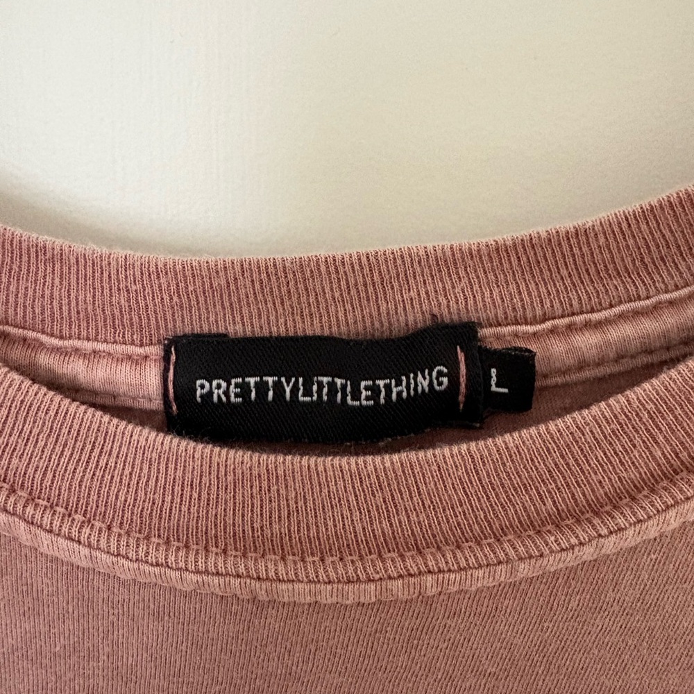 PrettyLittleThing 1987 Graphic Tee - Dusty Pink - Picture 3 of 3